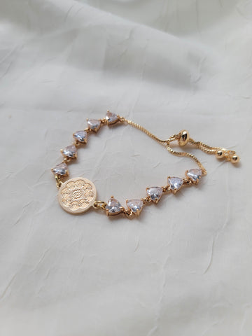 CZ Heart Bracelet