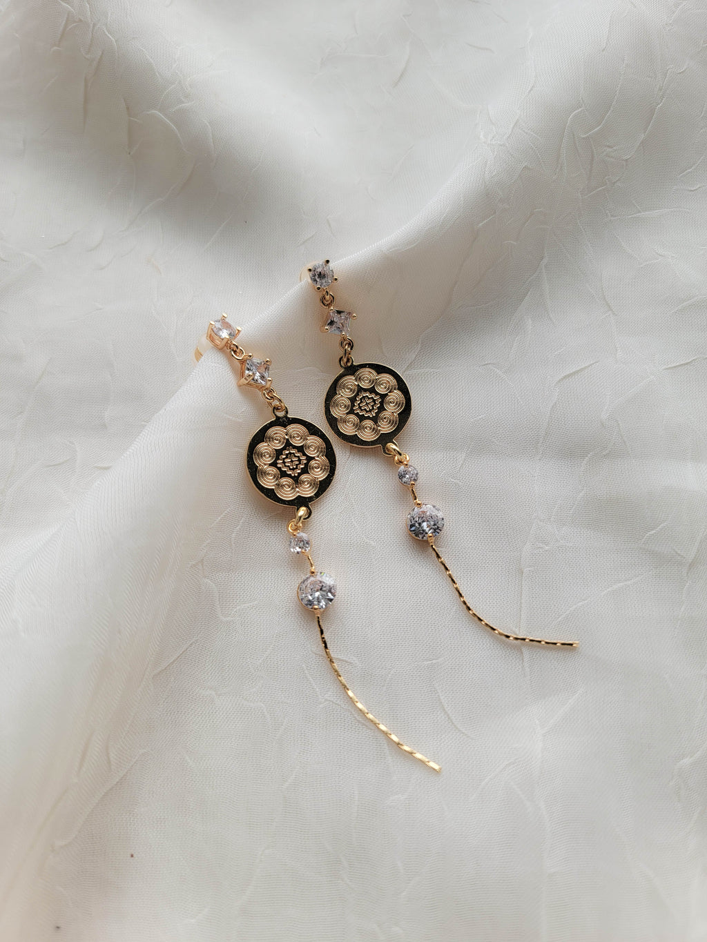 Diamond Drop Earrings