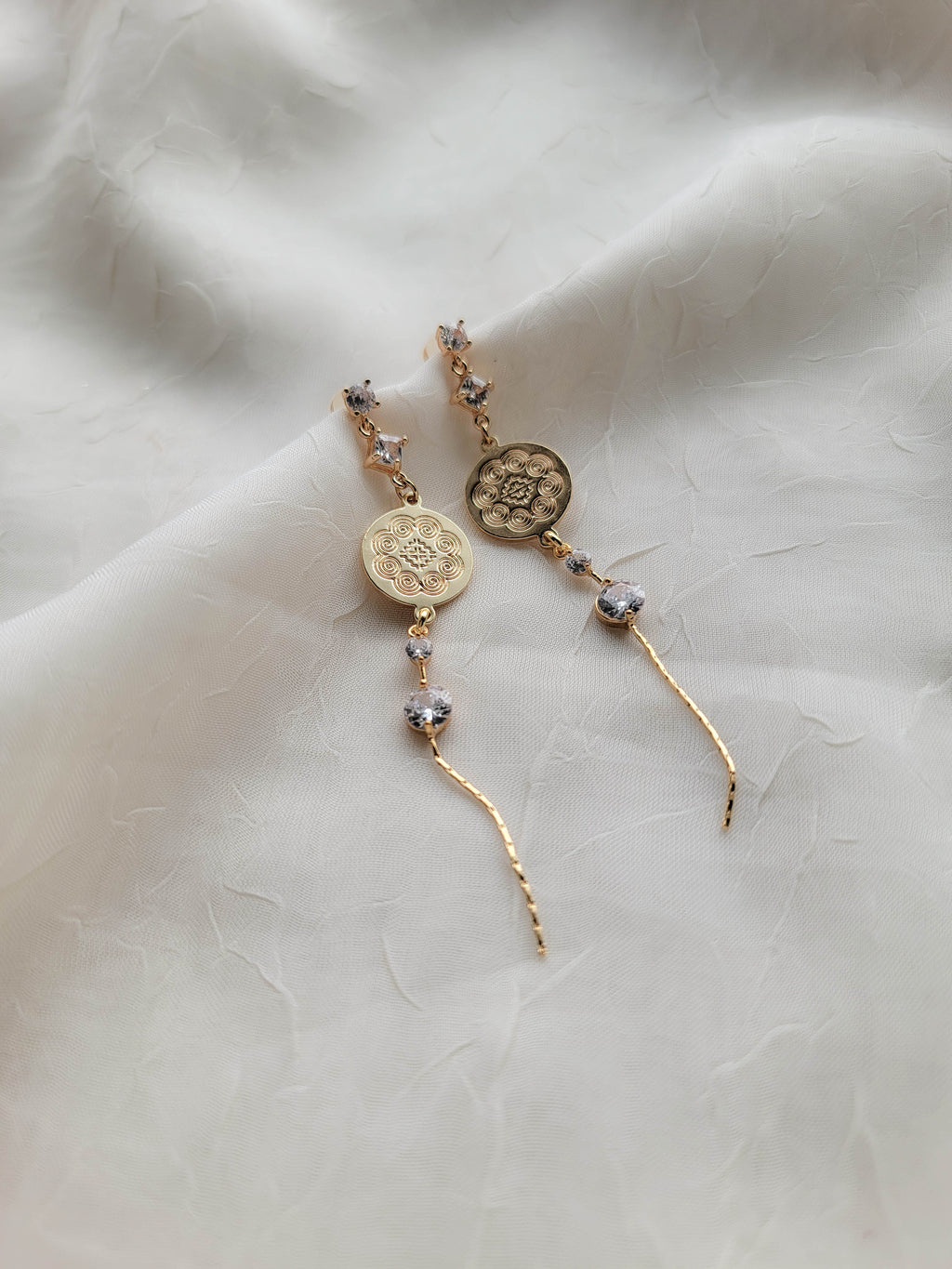 Diamond Drop Earrings