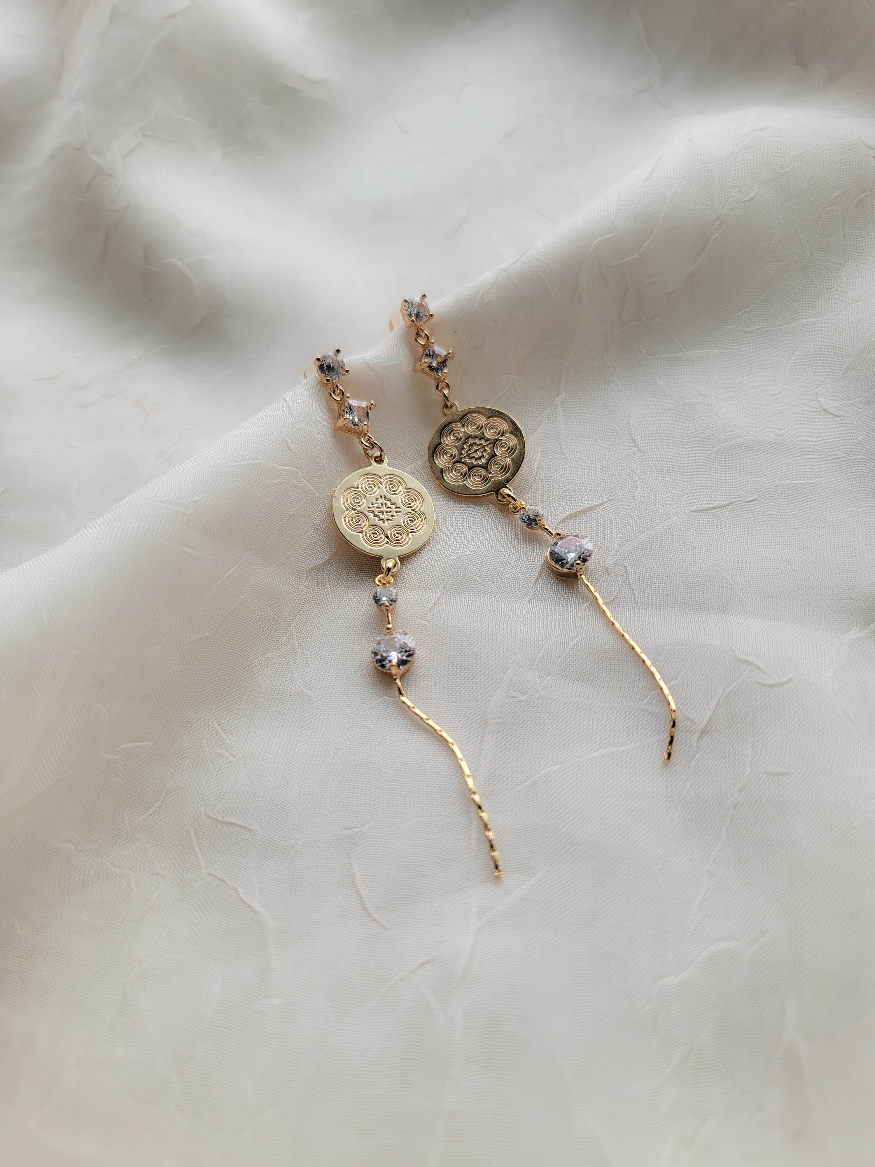 Diamond Drop Earrings