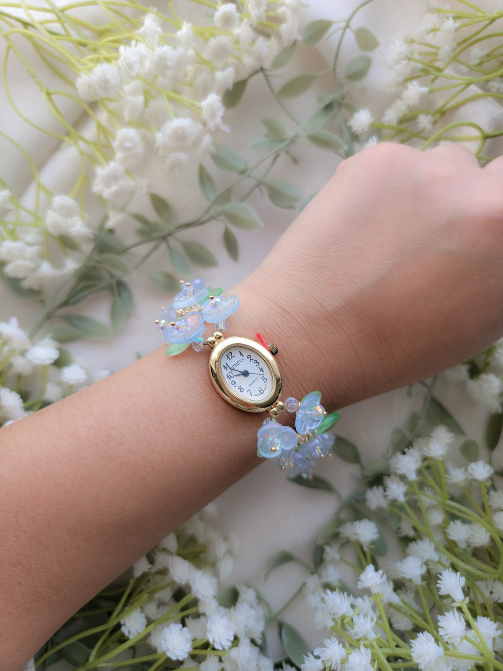 Hydrangea Timepiece (6.75"+2")