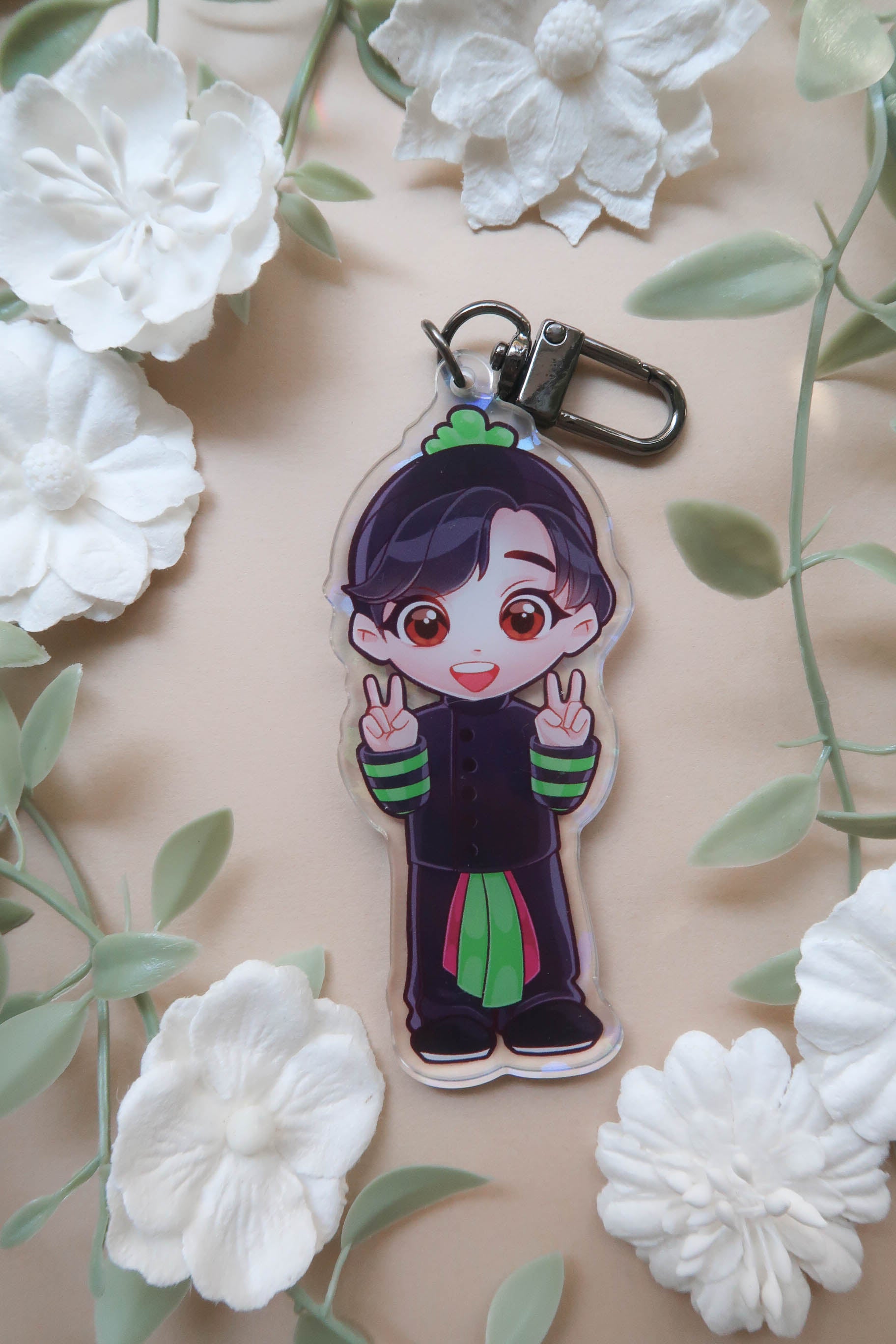 Kawaii Hmong Boy Acrylic Keychain