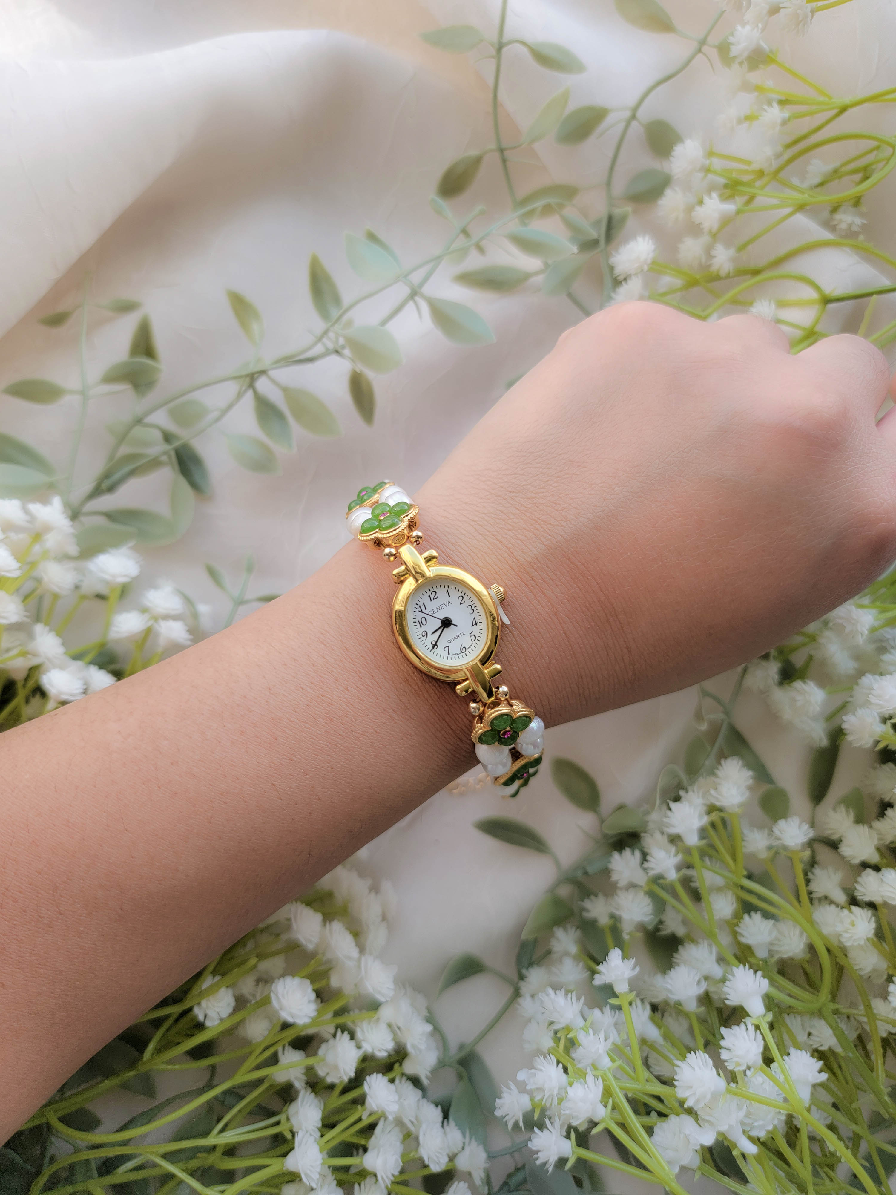 Lucky Pearls Timepiece (7.5"+2")