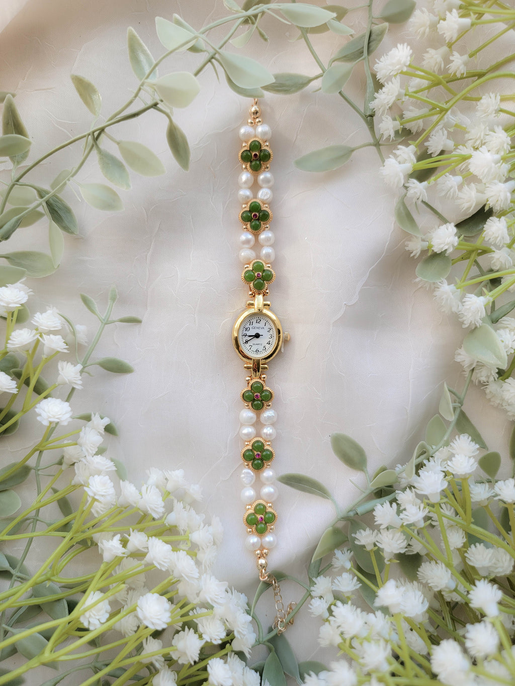 Lucky Pearls Timepiece (7.5"+2")