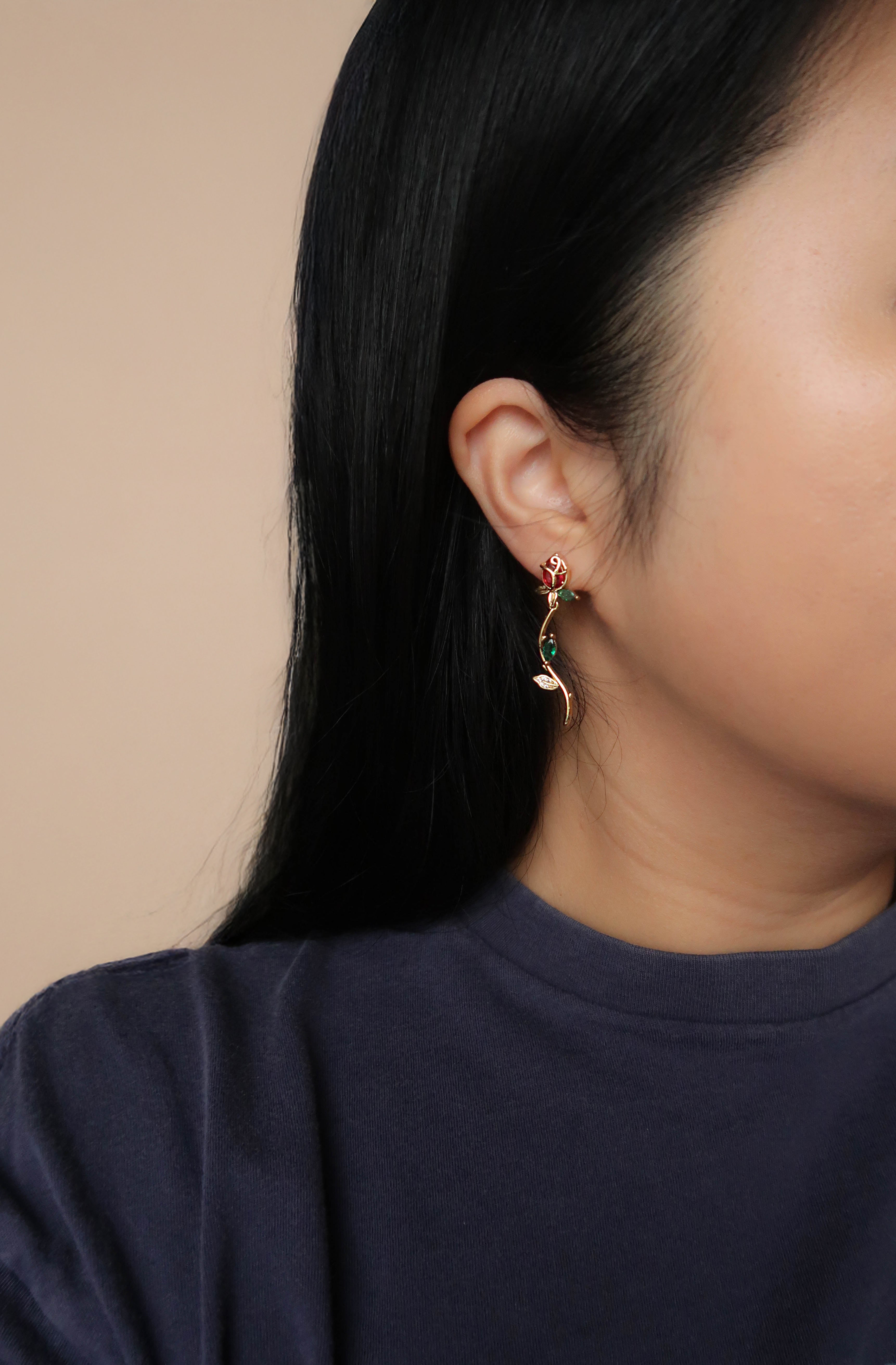 Sweet Rose Earrings