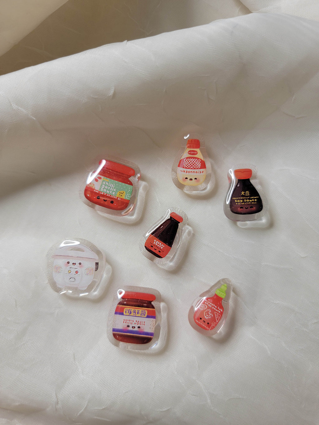 Condiment Shoe Charms