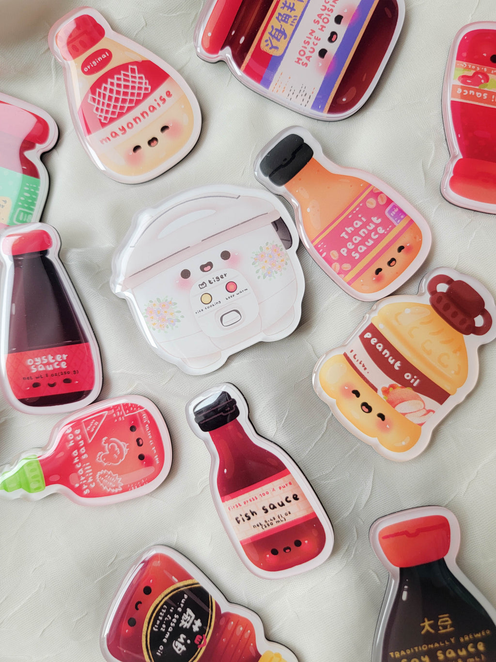 Asian Condiments Magnets