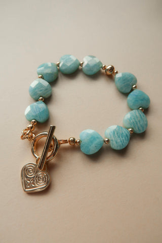 Amazonite Charm Bracelet