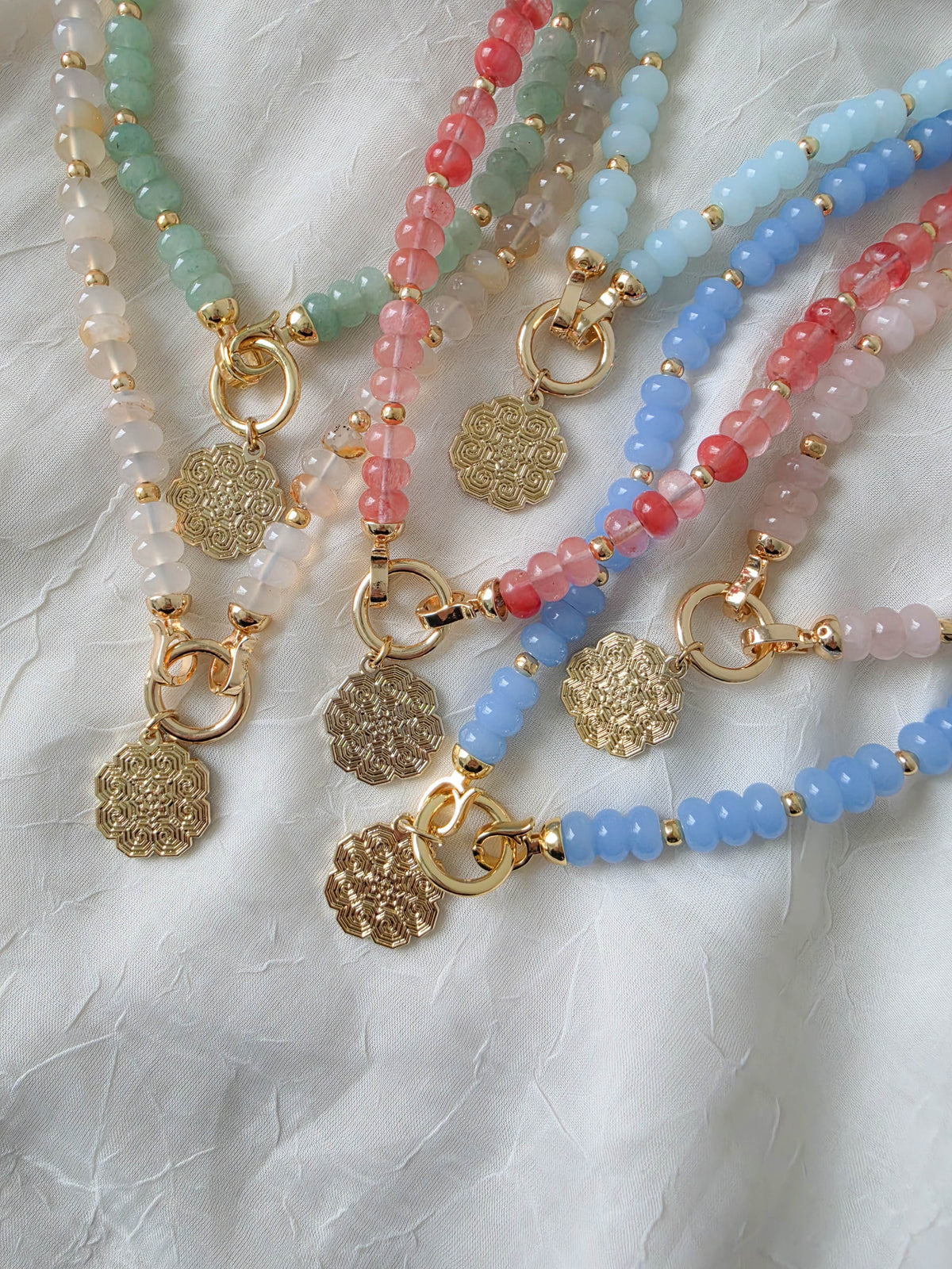 Semi-Precious Stone Beaded Necklace