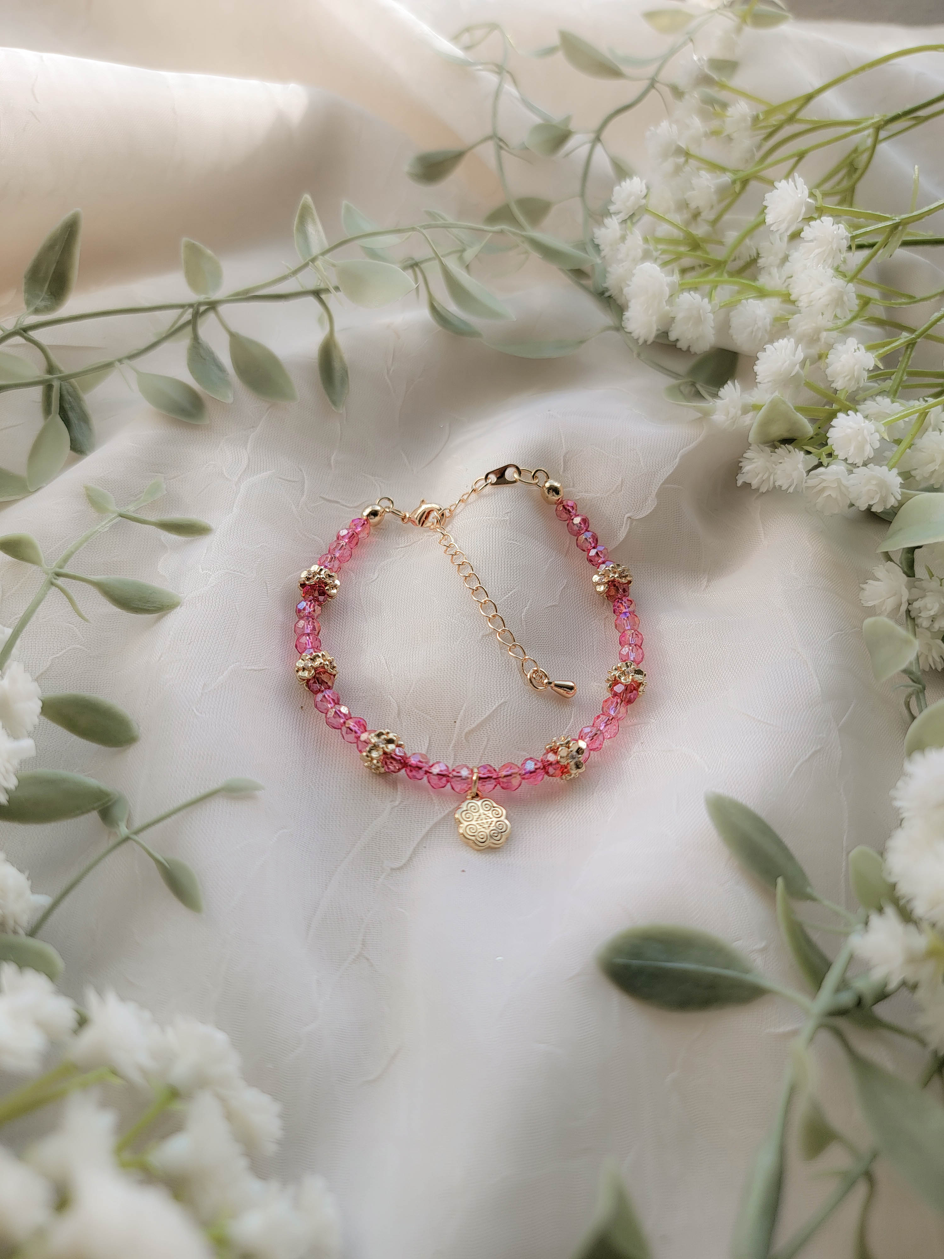 Delicate Gems Bracelet (various lengths available)