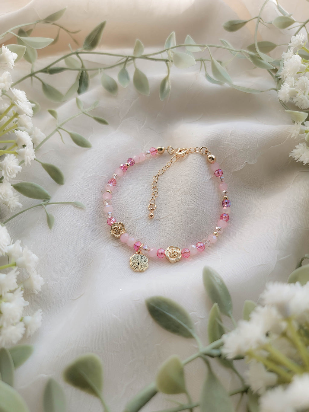 Delicate Gems Bracelet (various lengths available)