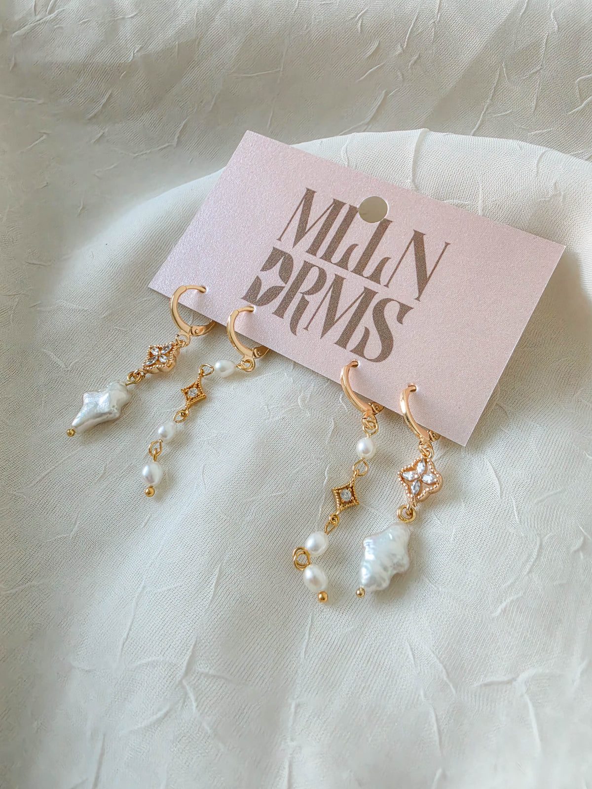 Starlight Pearls Earring Set
