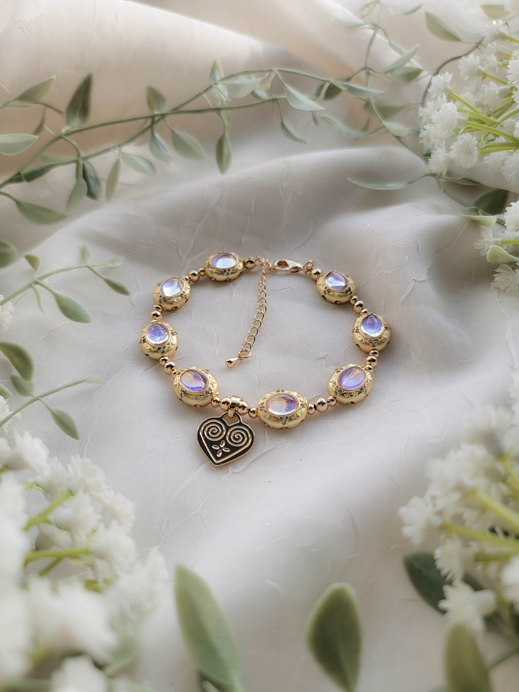 Winter Berry Charm Bracelet (7.5+2")