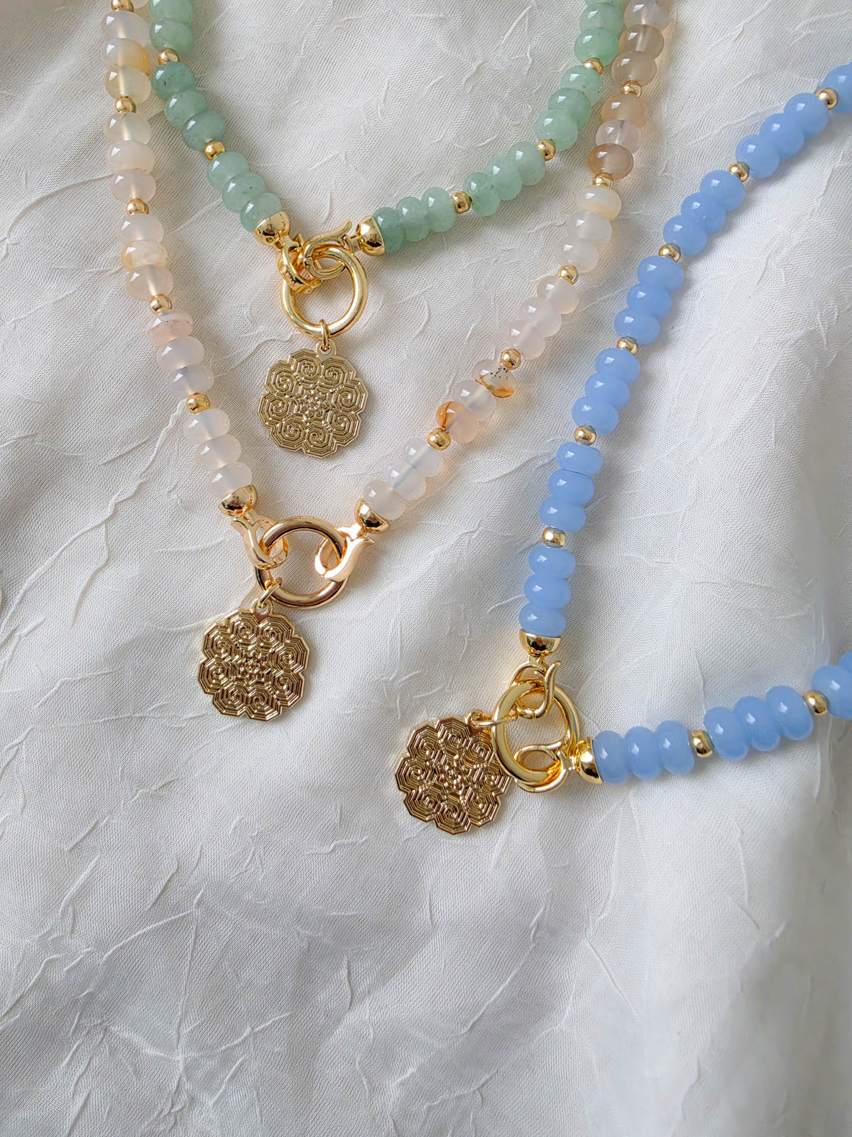 Semi-Precious Stone Beaded Necklace