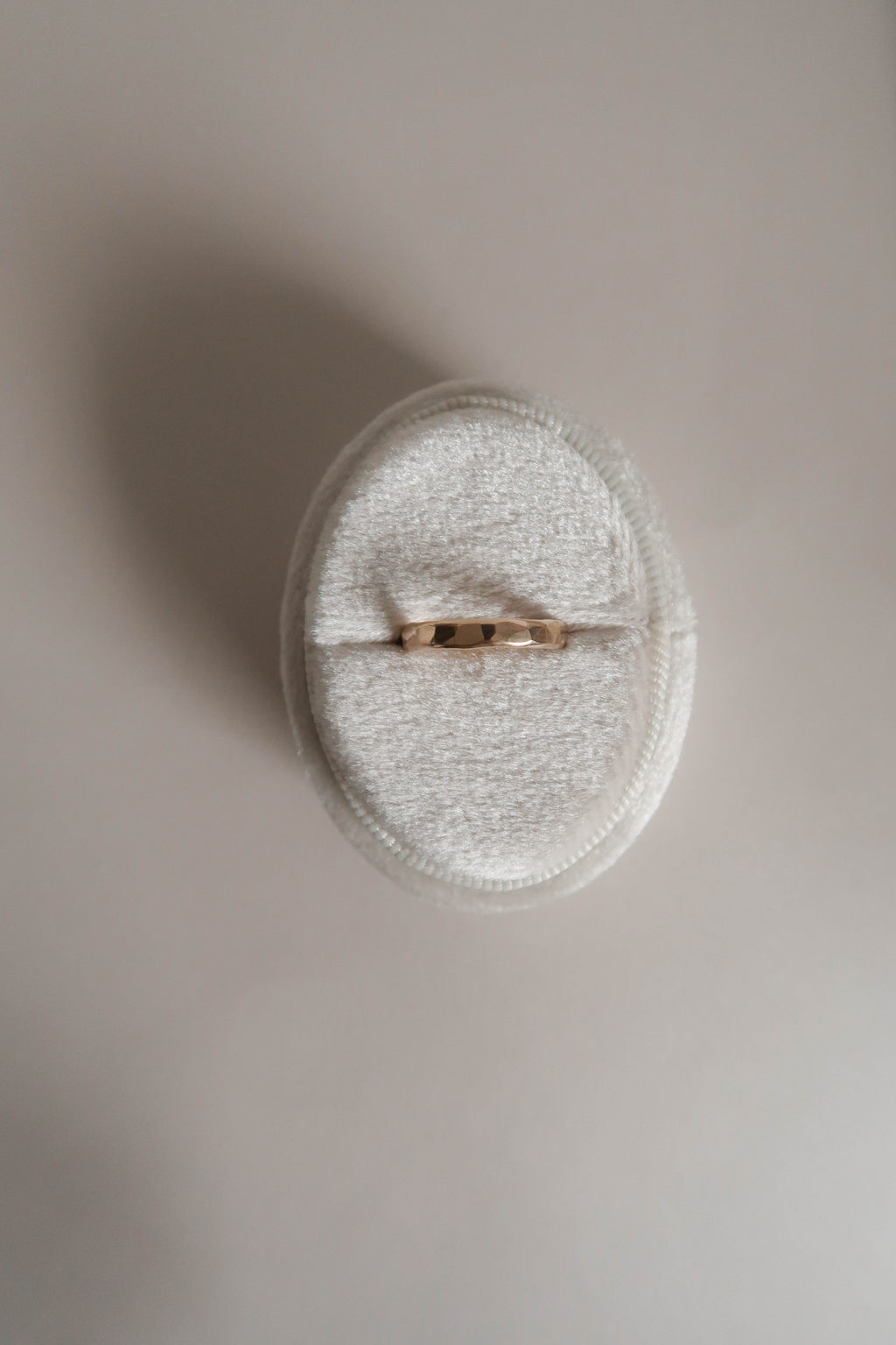 Dainty Hammered Midi Ring
