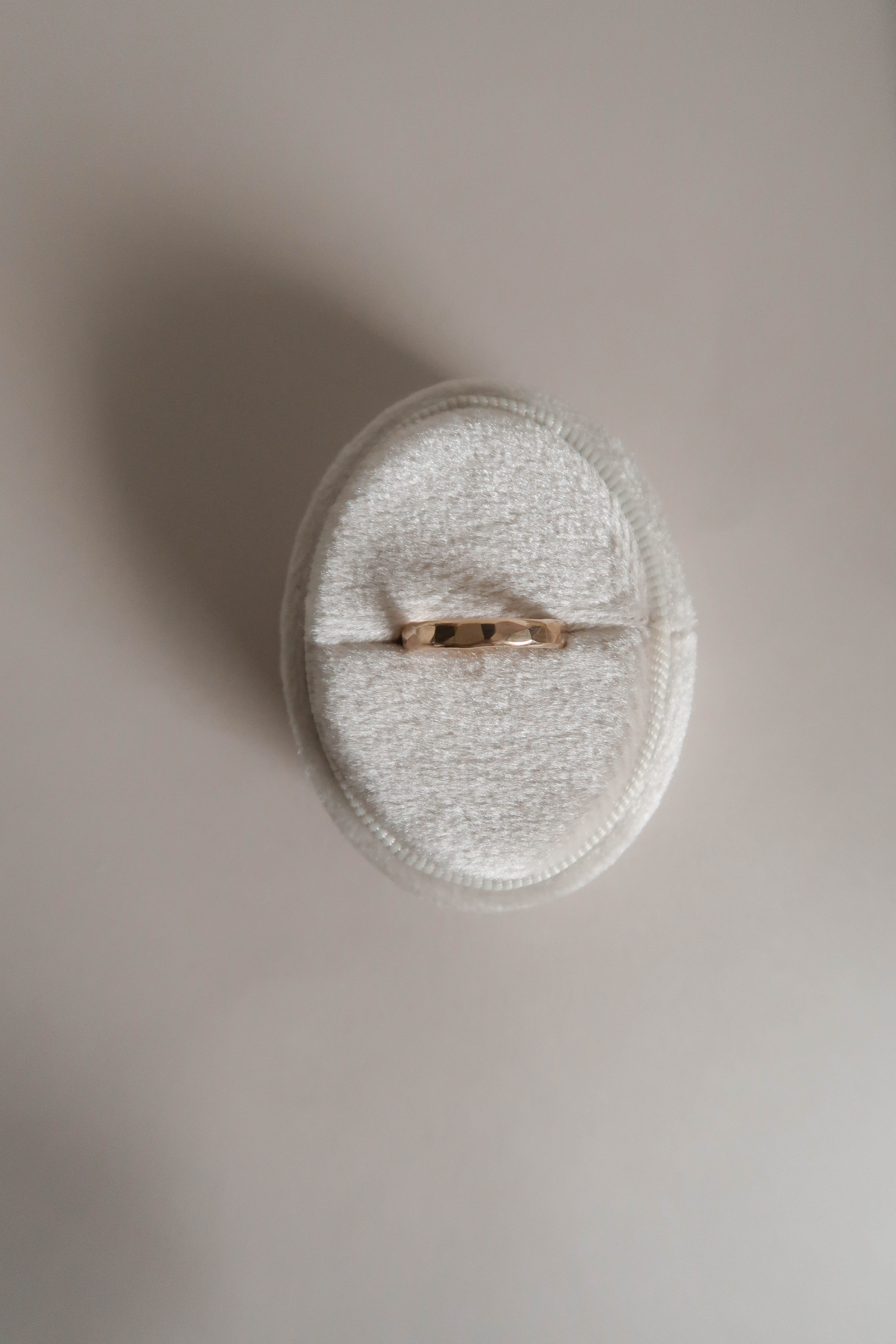 Dainty Hammered Midi Ring