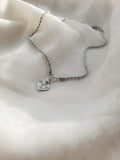 Hmong Heart - W Clasp Necklace