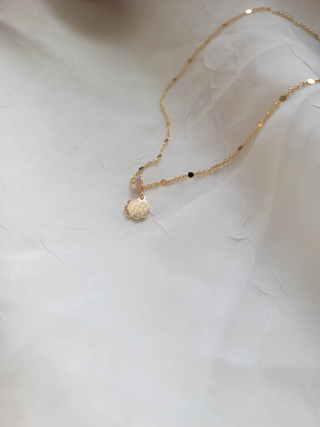 Dainty RYR Disc Necklace