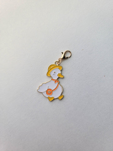 Duck in a Hat Charm