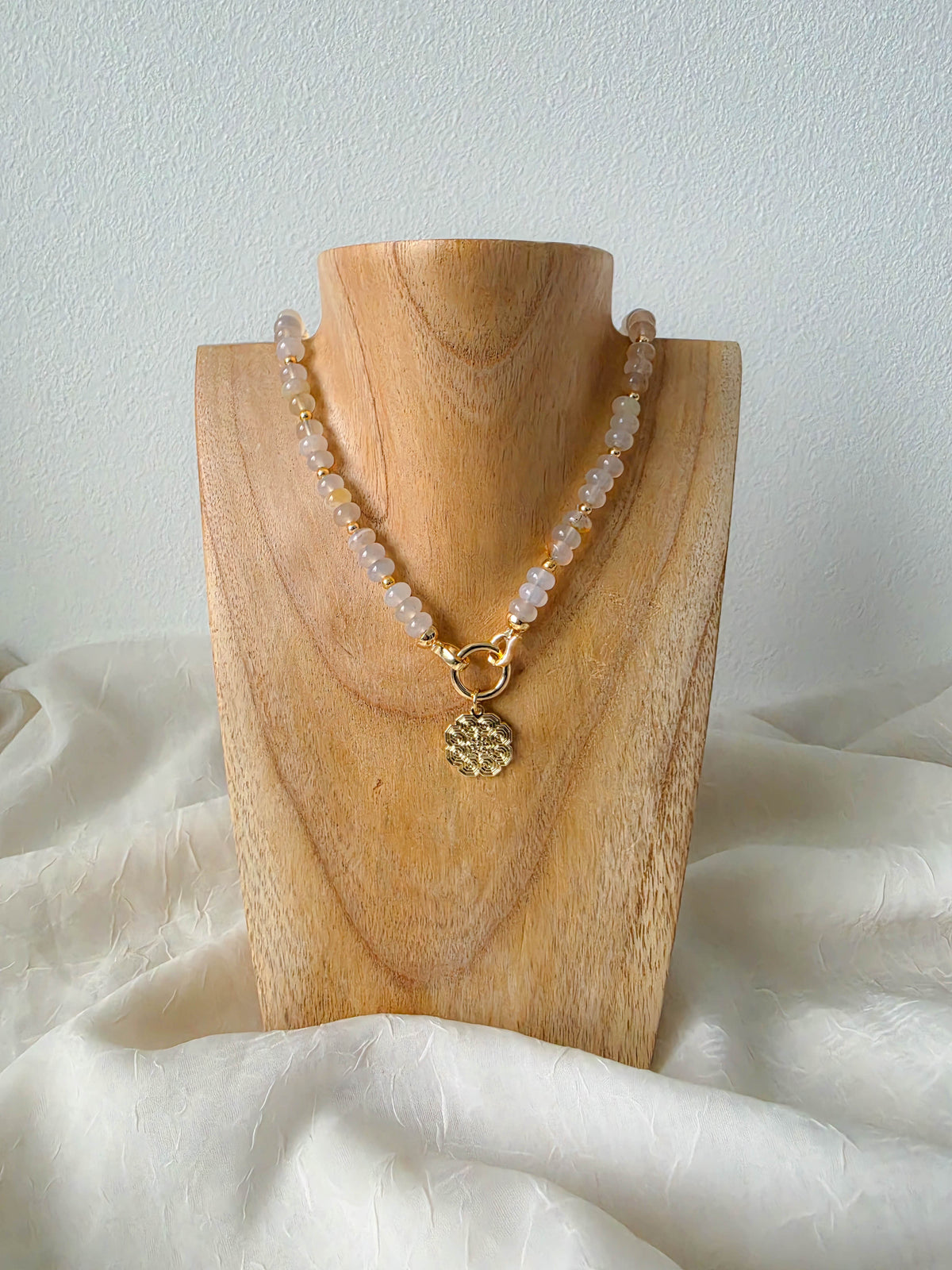 Semi-Precious Stone Beaded Necklace