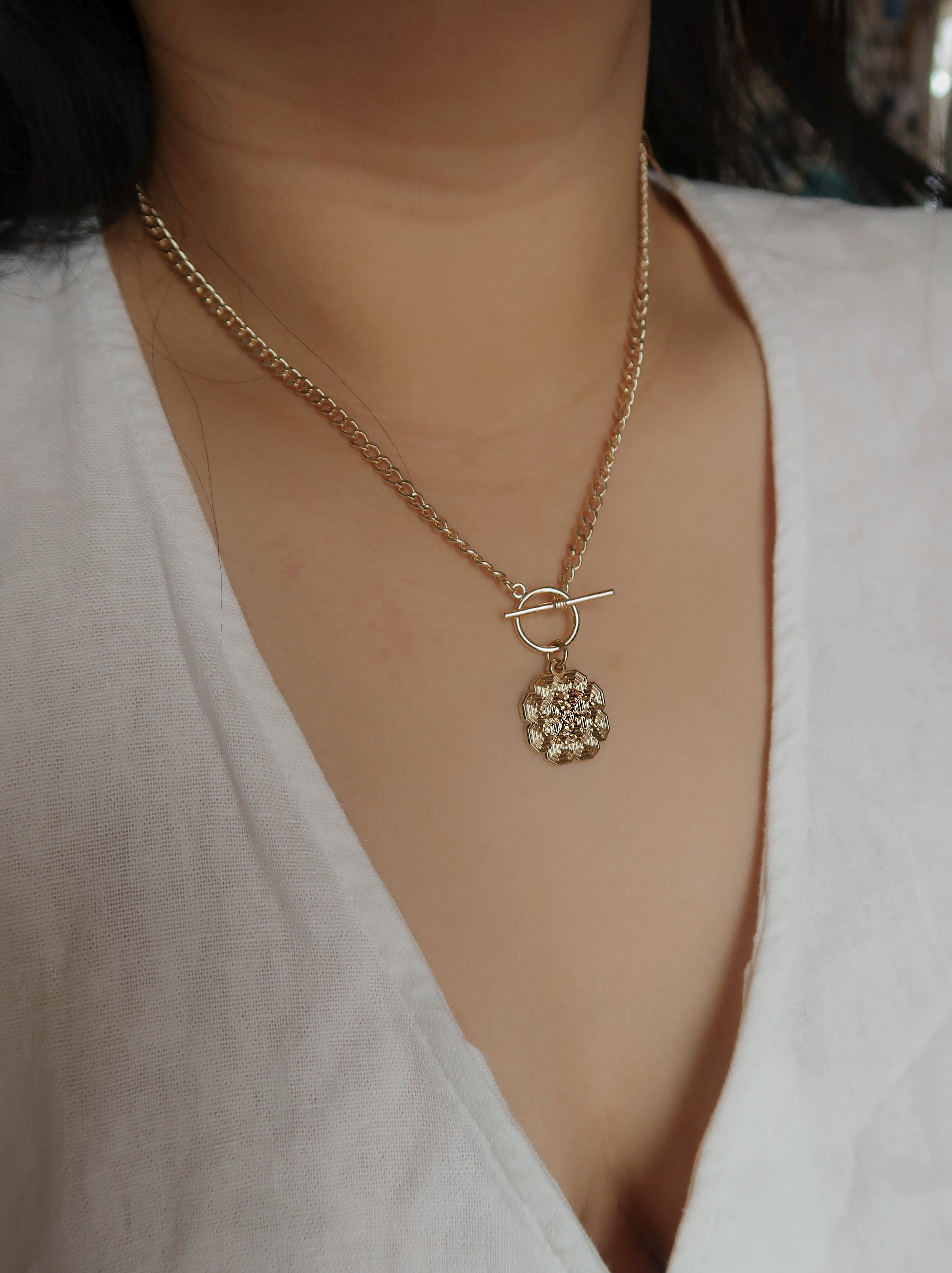 Remember Your Roots Toggle Necklace