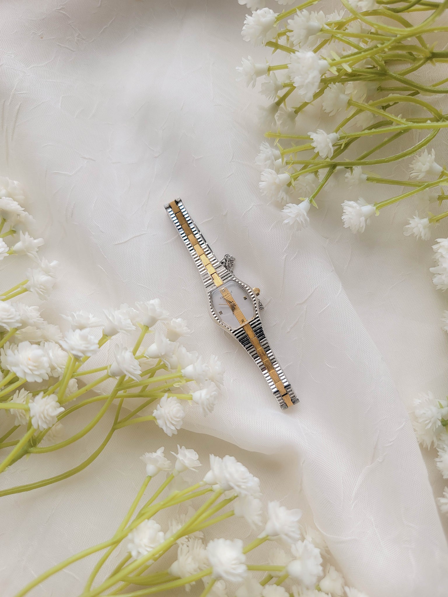 Dainty Two-Toned Time Piece