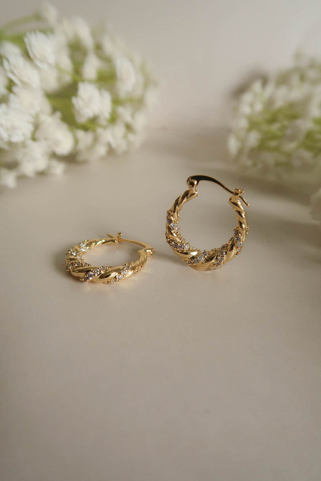 Gilded Grace Hoops