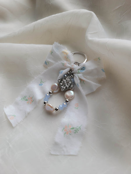 Simple Florals Bag Charm