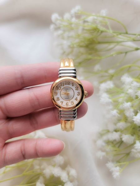 Gold Cuff Time Piece