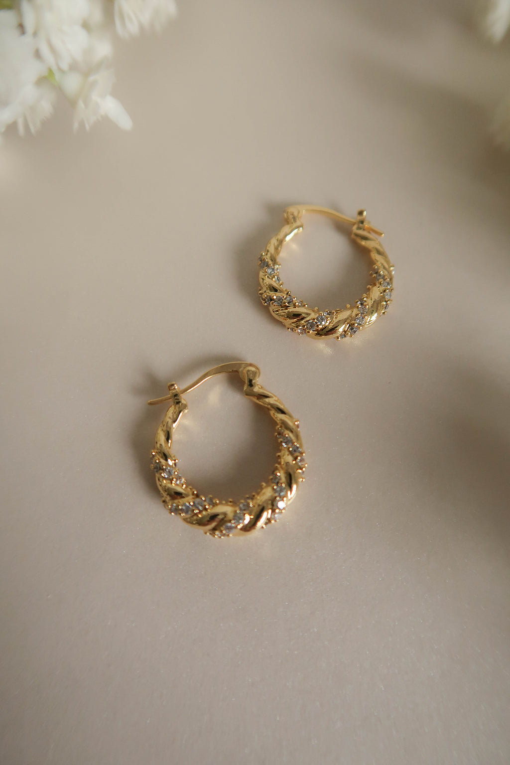 Gilded Grace Hoops