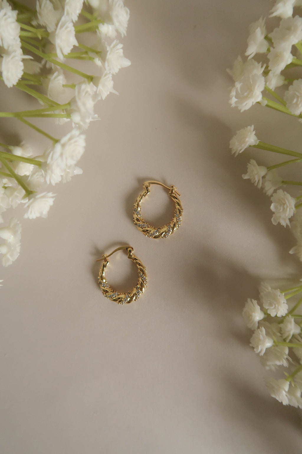 Gilded Grace Hoops