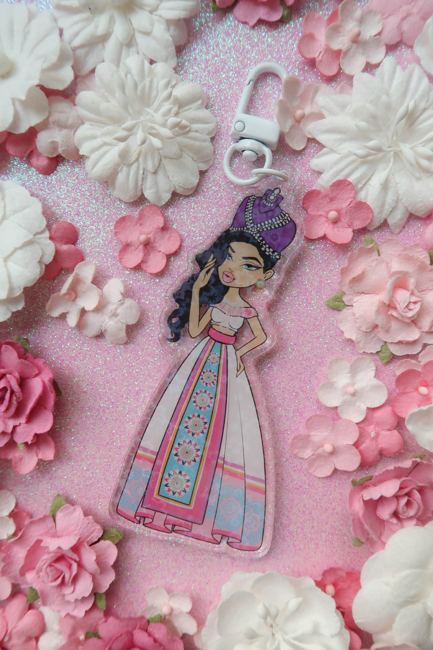 Y2K Hmong Girl Acrylic Keychain