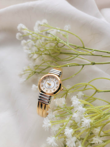 Gold Cuff Time Piece