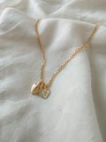 Heart Lock Toggle Necklace