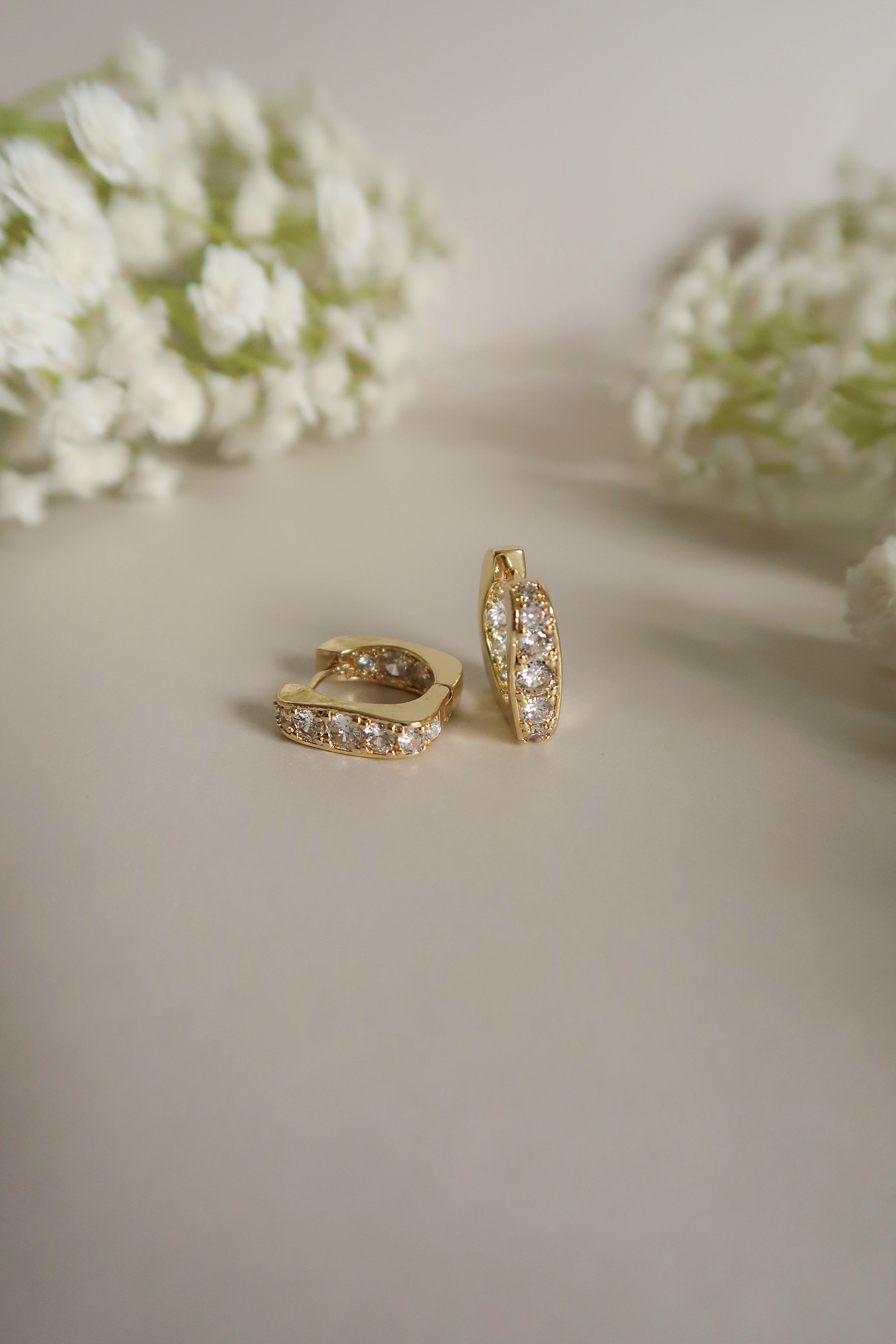 Heirloom CZ Huggies