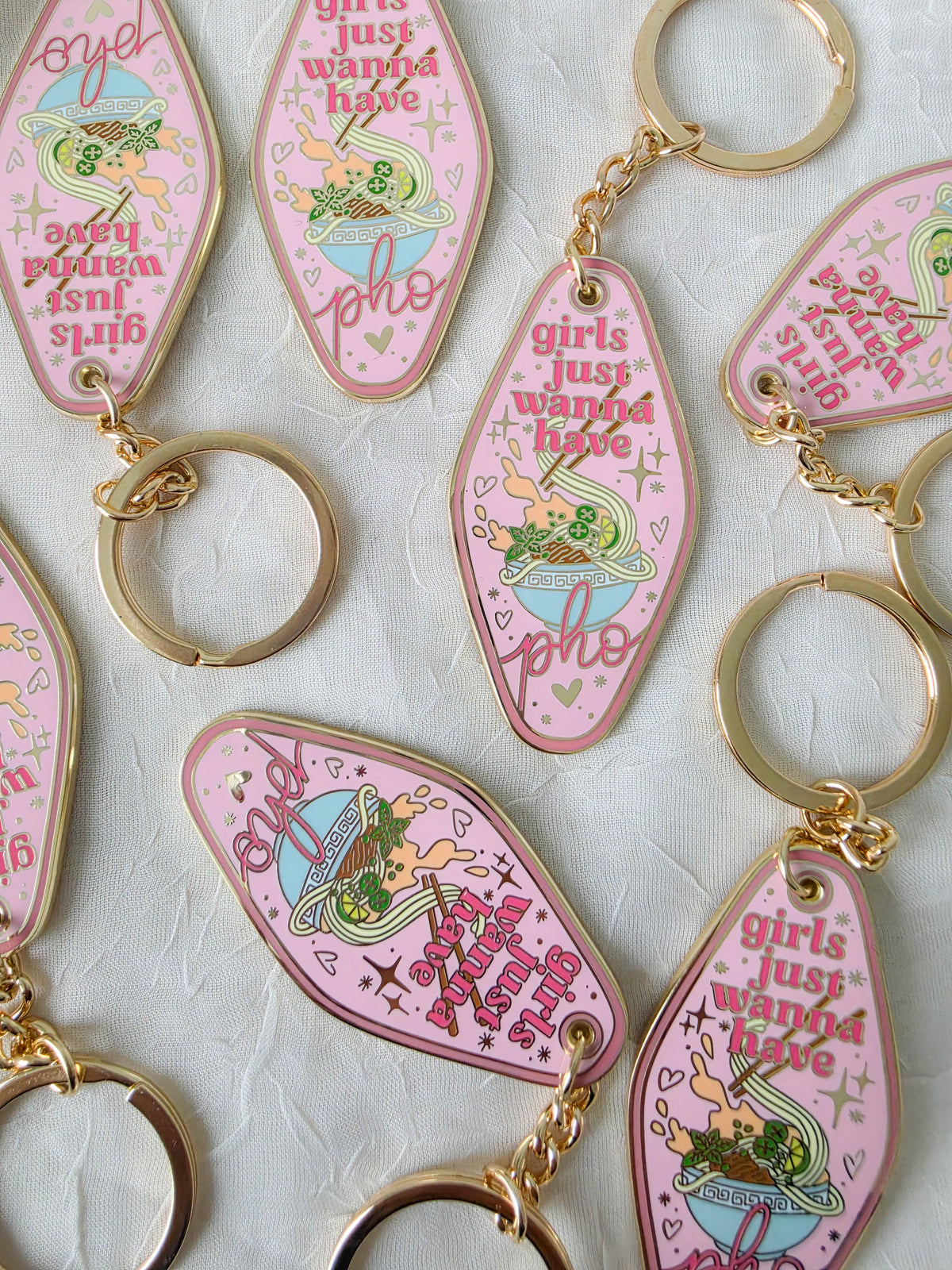 Girls Just Wanna Have Pho - Hotel Keychain