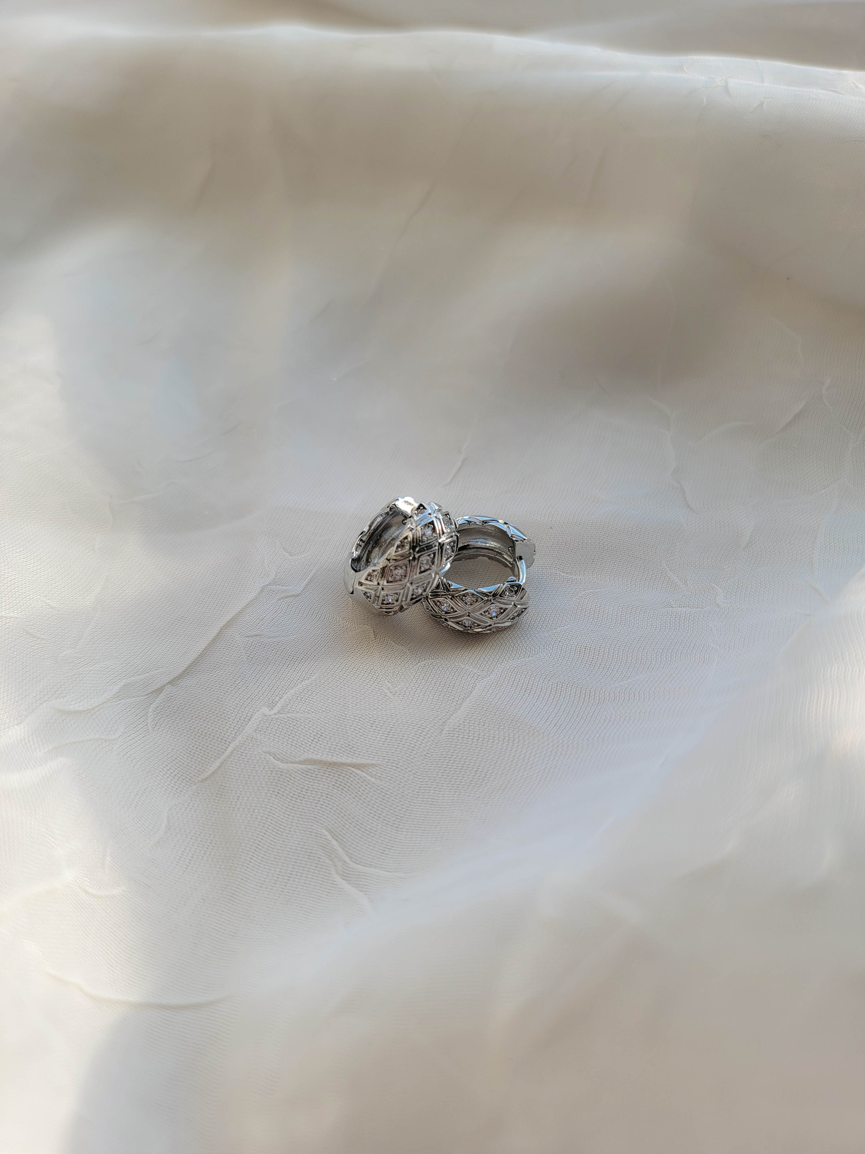 Chunky Crystal Huggies