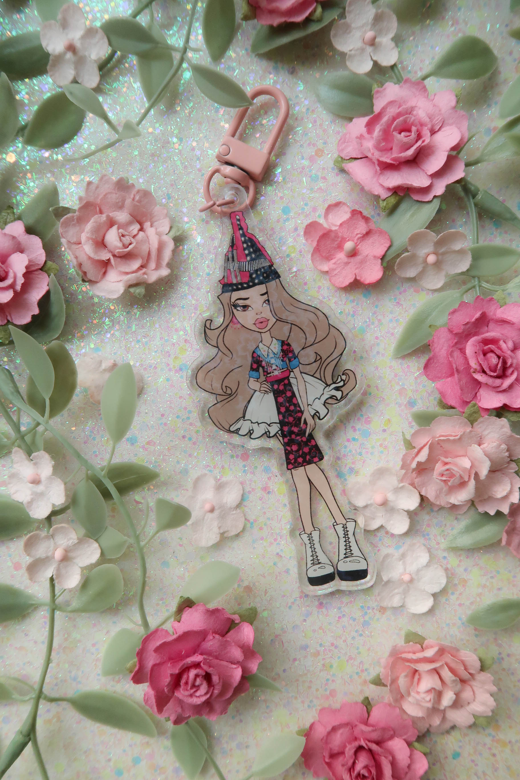 Y2K Hmong Girl Acrylic Keychain