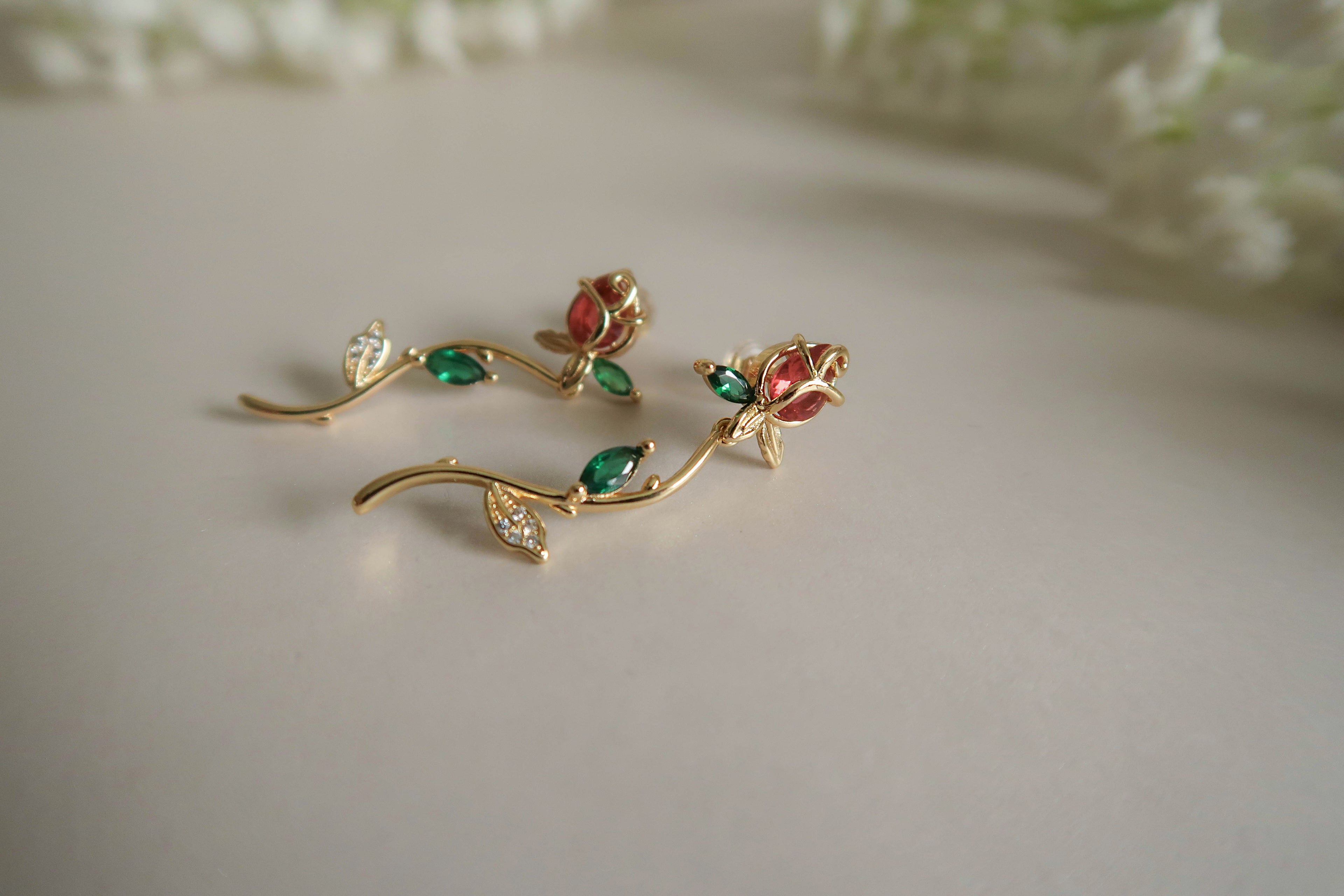 Sweet Rose Earrings