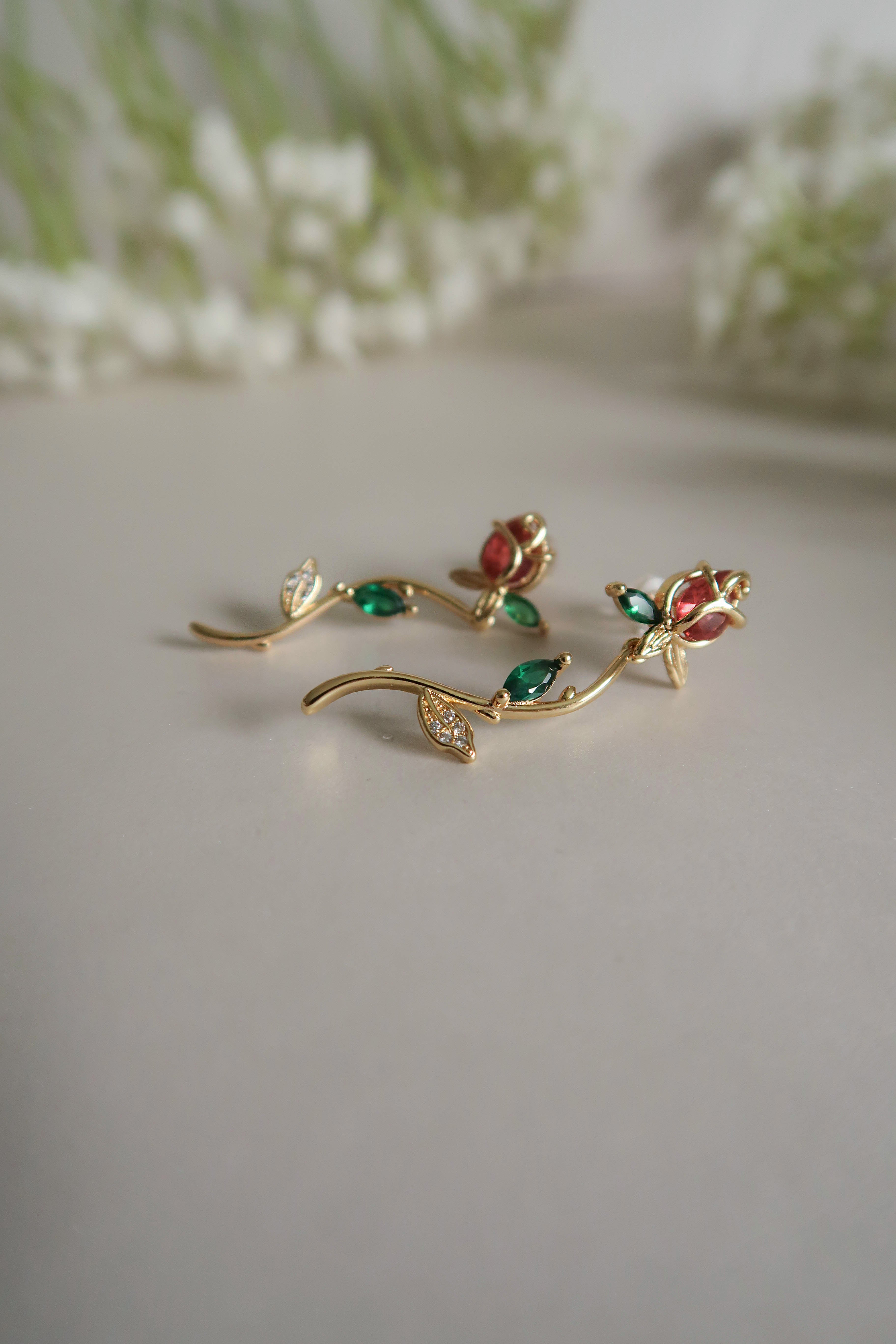 Sweet Rose Earrings