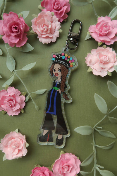 Y2K Hmong Girl Acrylic Keychains