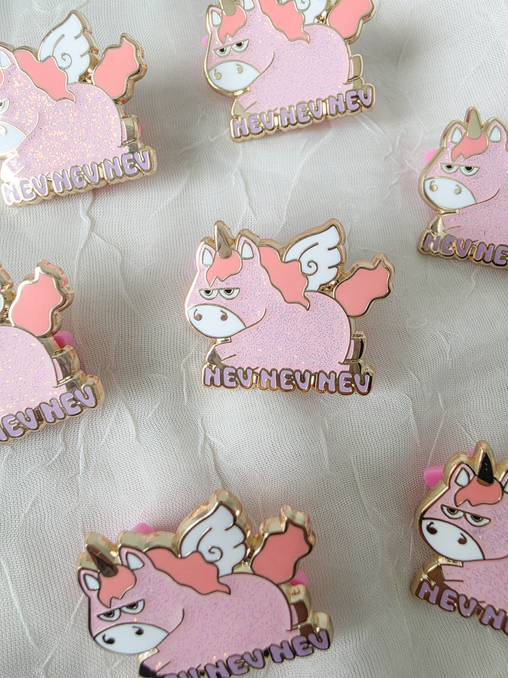 Nev Nev Nev - Unicorn Enamel Pin