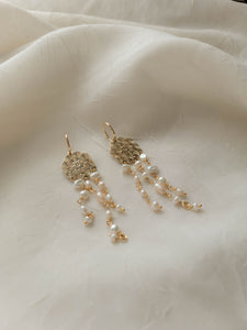 Waterfall Pearl Earrings
