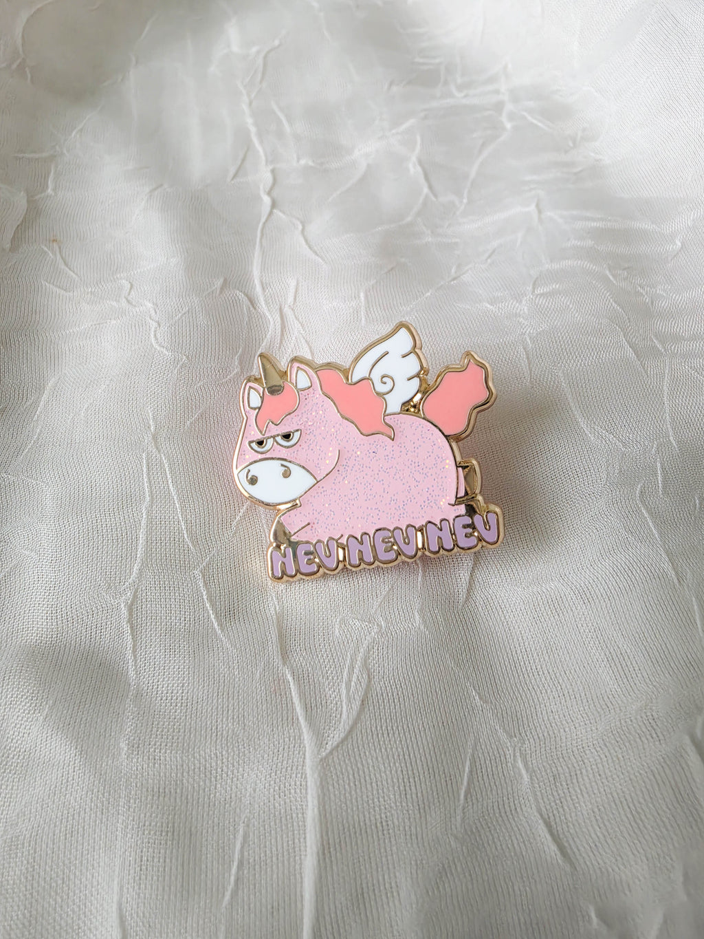 Nev Nev Nev - Unicorn Enamel Pin