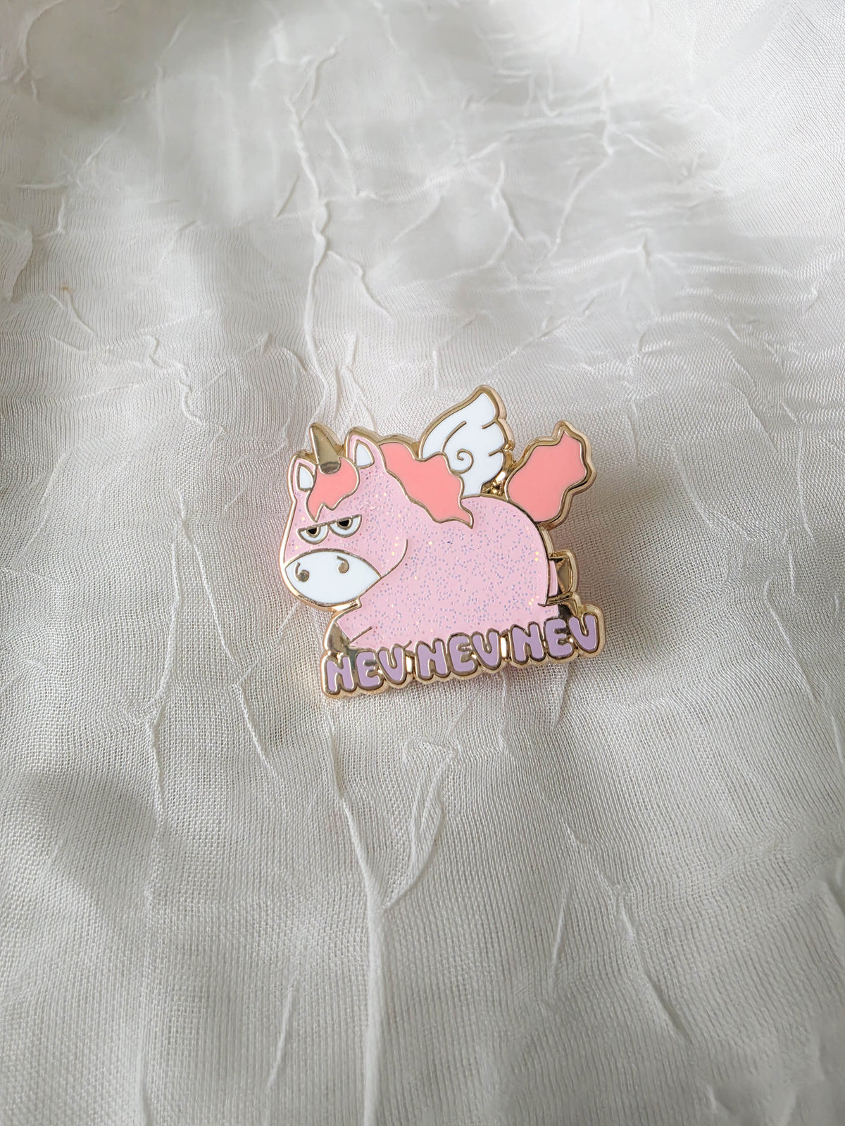 Nev Nev Nev - Unicorn Enamel Pin