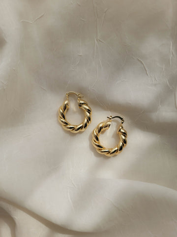 Twist Braid Hoops