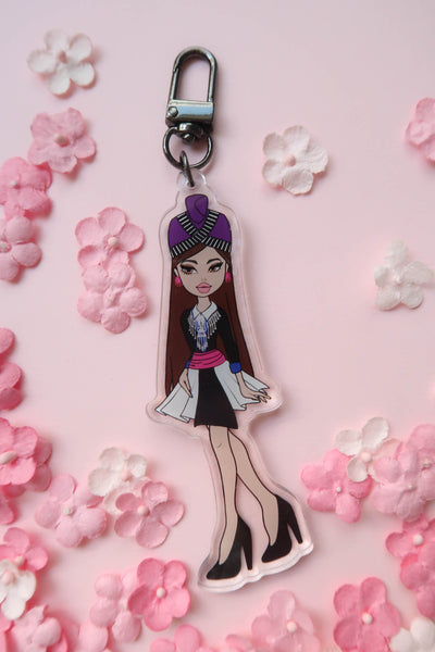 Y2K Hmong Girl Acrylic Keychains