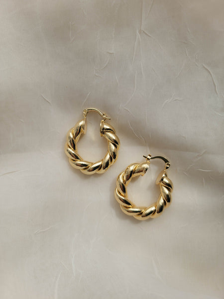 Twist Braid Hoops