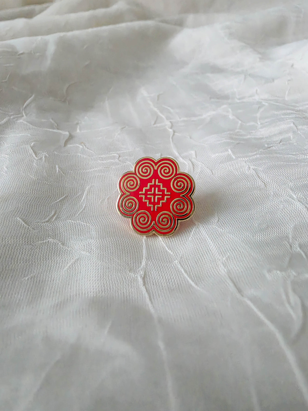 Elephant Footprint Enamel Pin