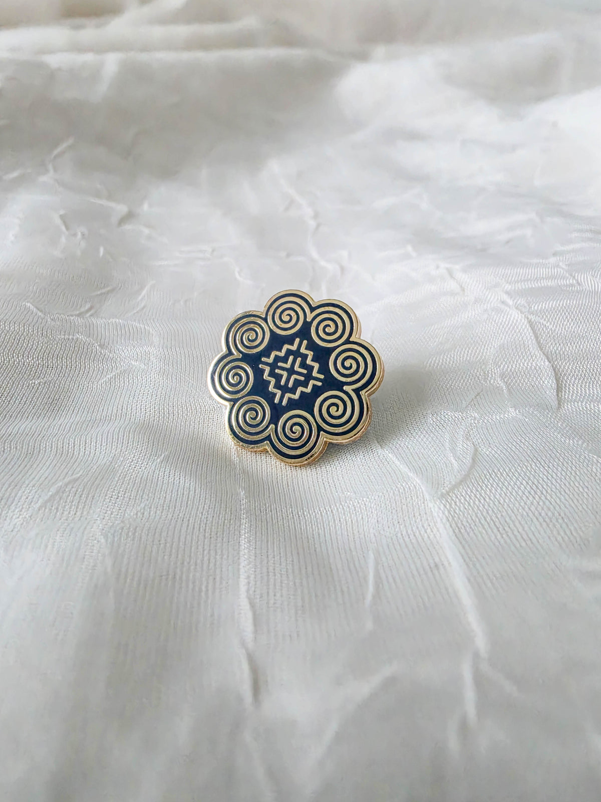Elephant Footprint Enamel Pin